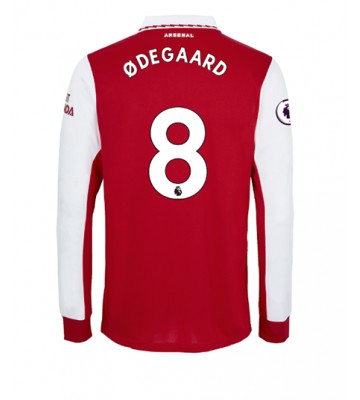 Arsenal Martin Odegaard #8 Hjemmedrakt 2022-23 Langermet
